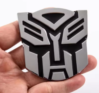 Pegatina de aluminio 3D de Autobots modelo 1 (Transformers)